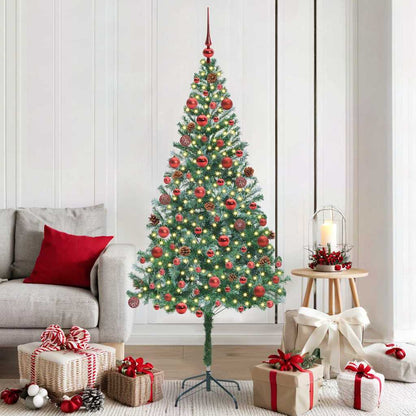 Artificial Christmas Tree Green 180 cm PVC and Steel