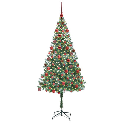 Artificial Christmas Tree Green 180 cm PVC and Steel