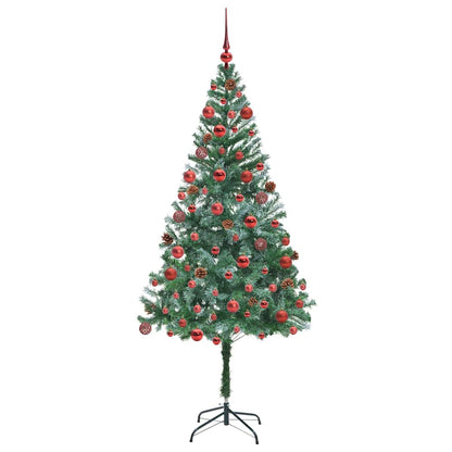 Artificial Christmas Tree Green 180 cm PVC and Steel