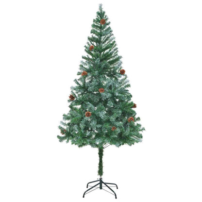 Artificial Christmas Tree Green 180 cm PVC and Steel