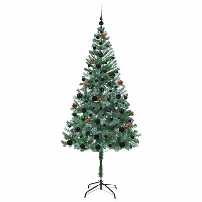Artificial Christmas Tree with Stand Green 180 cm PVC and Steel