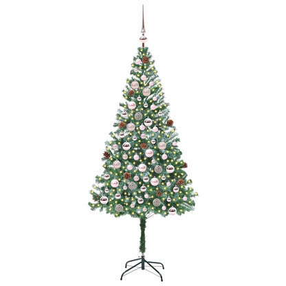 Artificial Christmas Tree with Stand Green 180 cm PVC and Steel