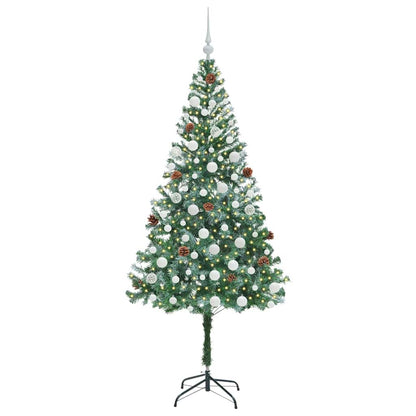 Artificial Christmas Tree with Stand Green 180 cm PVC and Steel