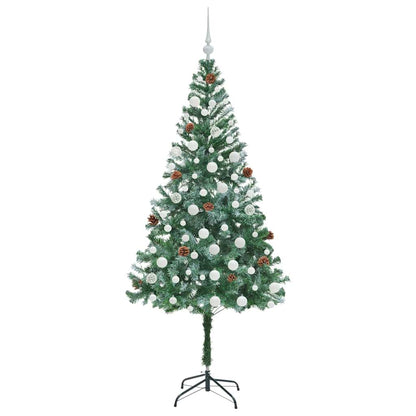 Artificial Christmas Tree with Stand Green 180 cm PVC and Steel