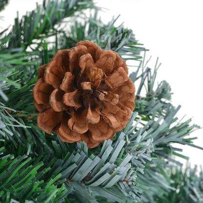 Artificial Christmas Tree Green 180 cm PVC and Steel