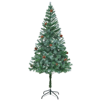Artificial Christmas Tree Green 180 cm PVC and Steel