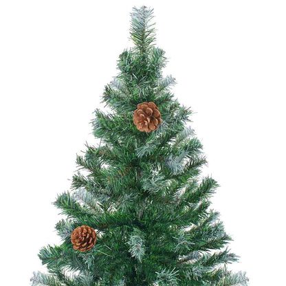 Artificial Christmas Tree with Stand Green 180 cm PVC and Steel