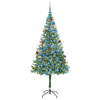 Artificial Christmas Tree with Stand Green 180 cm PVC and Steel