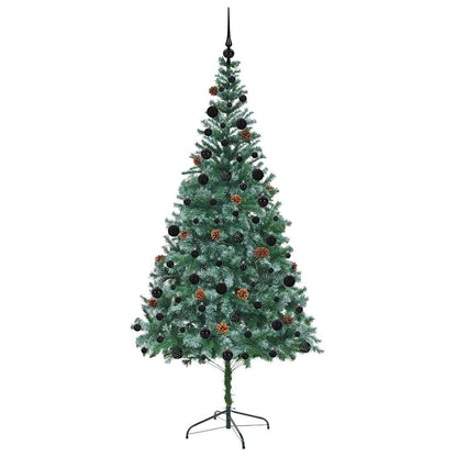 Artificial Christmas Tree with Stand Green 210 cm PVC and Steel