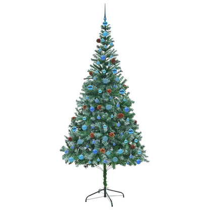 Artificial Christmas Tree with Stand Green 210 cm PVC and Steel