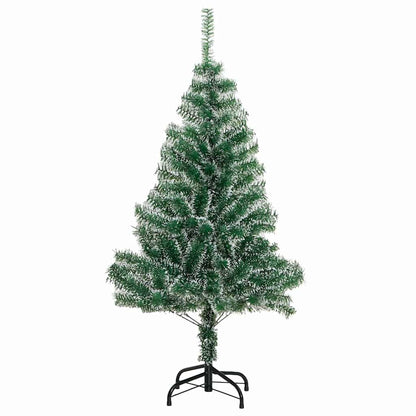 Artificial Christmas Tree Snow Flocked with LED Light 120 cm
