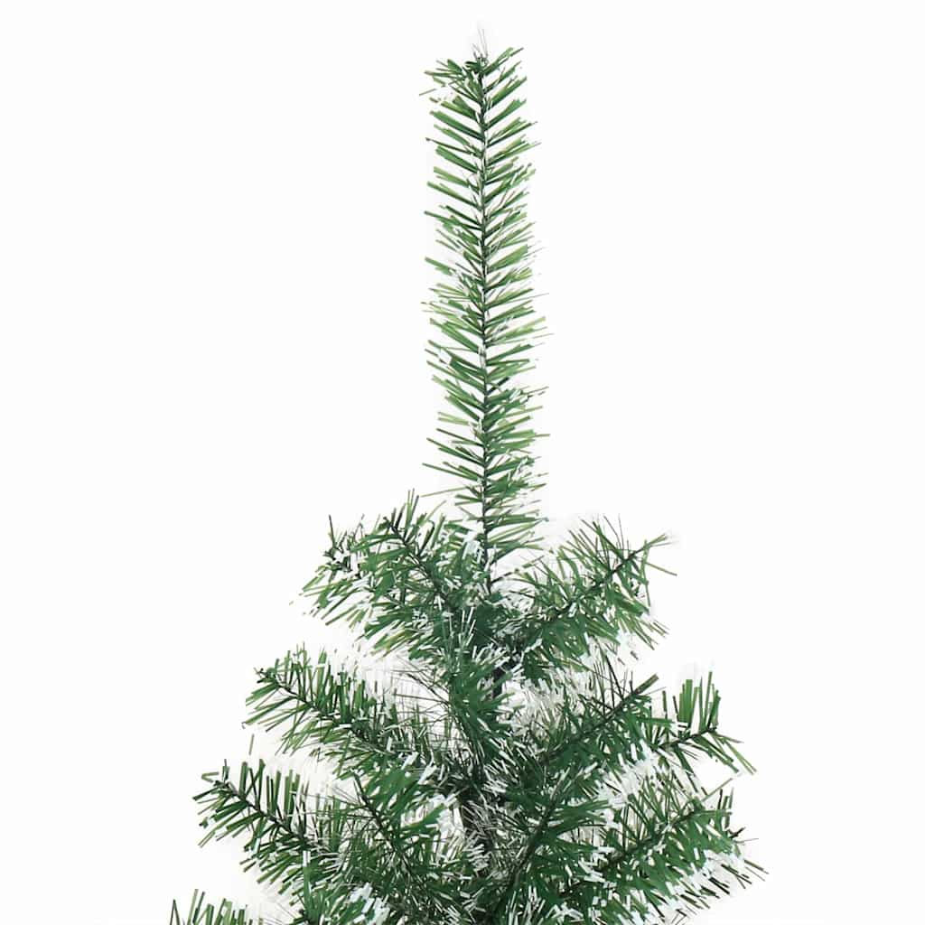 Artificial Christmas Tree Snow Flocked with LED Light 180 cm