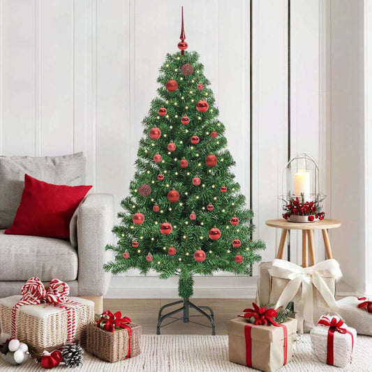 Artificial Christmas Tree with 150 LEDs with Stand Green 150 cm