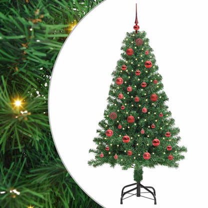 Artificial Christmas Tree with 150 LEDs with Stand Green 150 cm