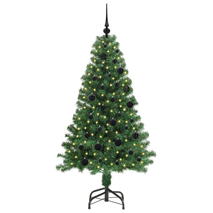 Artificial Christmas Tree with 150 LEDs with Stand Green 150 cm