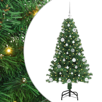 Artificial Christmas Tree with 150 LEDs with Stand Green 150 cm