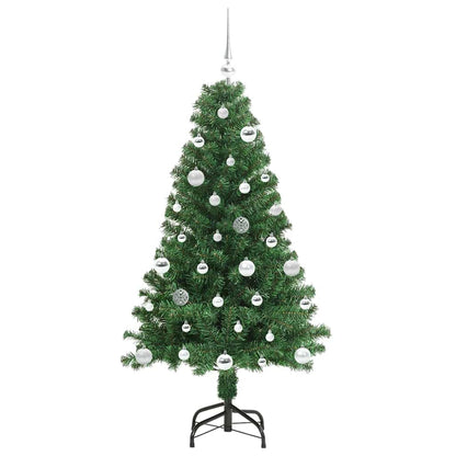 Artificial Christmas Tree with 150 LEDs with Stand Green 150 cm