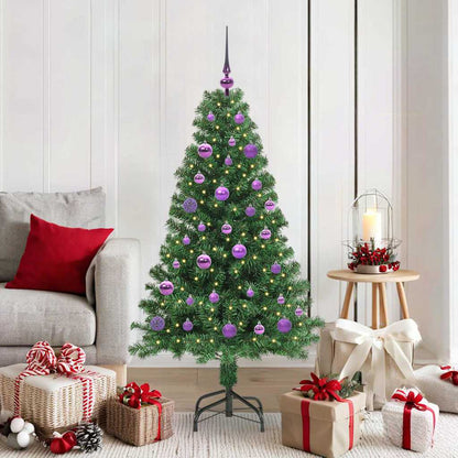 Artificial Christmas Tree with 150 LEDs with Stand Green 150 cm