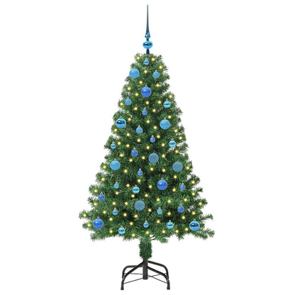 Artificial Christmas Tree with 150 LEDs with Stand Green 150 cm