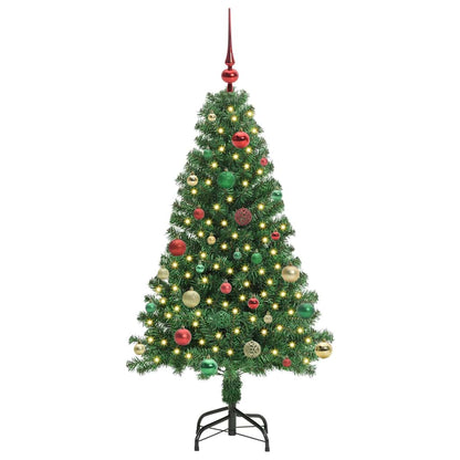 Artificial Christmas Tree with 150 LEDs with Stand Green 150 cm
