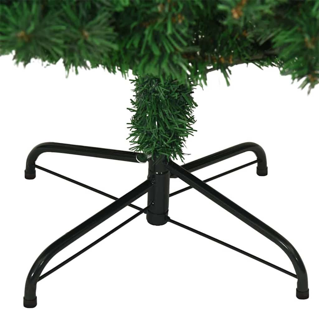 Artificial Christmas Tree with 300 LEDs with Stand Green 180 cm