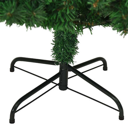 Artificial Christmas Tree with 300 LEDs with Stand Green 180 cm
