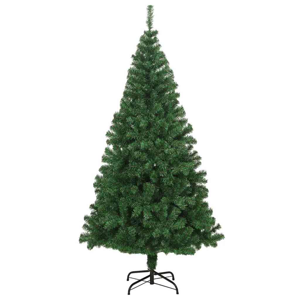 Artificial Christmas Tree with 300 LEDs with Stand Green 180 cm