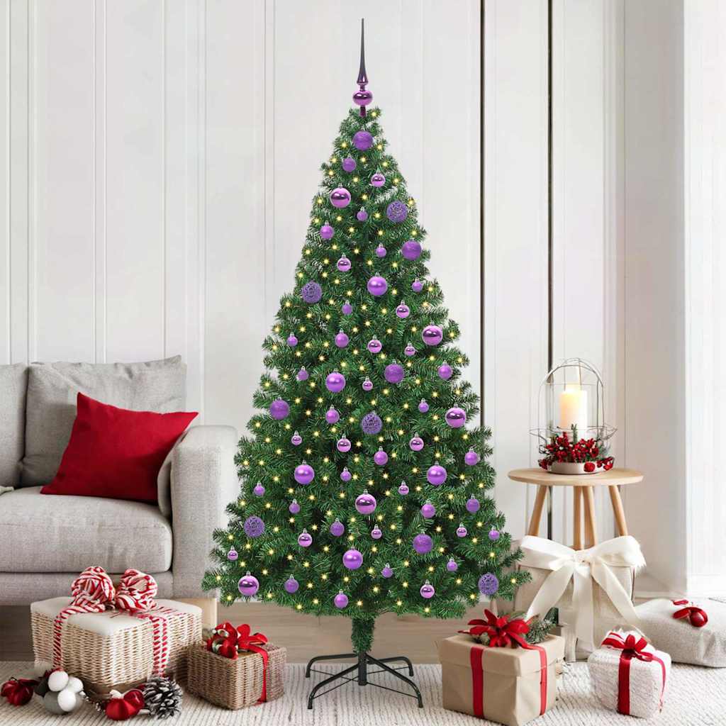 Christmas Tree with LED Light 180 cm 300 LEDs Warm White