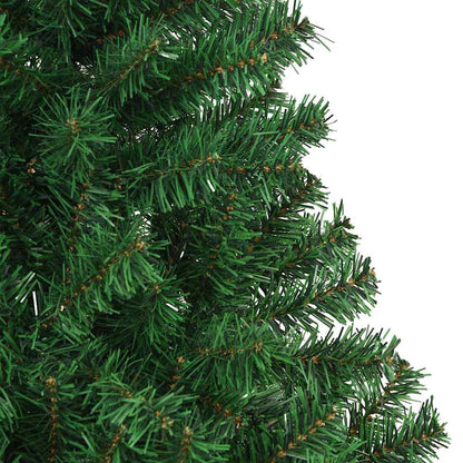 Artificial Christmas Tree with 300 LEDs with Stand Green 210 cm