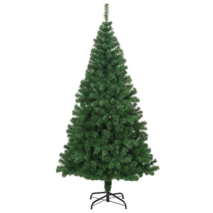 Artificial Christmas Tree with 300 LEDs with Stand Green 210 cm