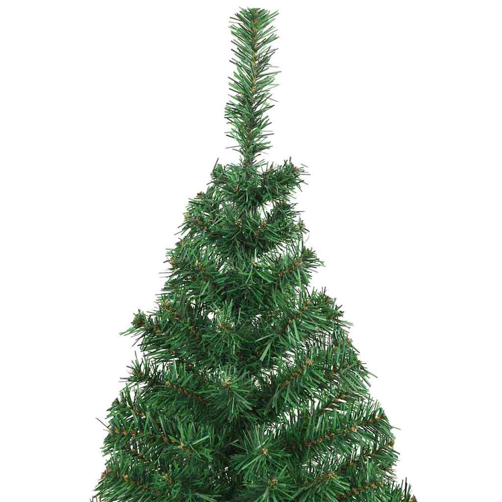Artificial Christmas Tree with 300 LEDs with Stand Green 240 cm