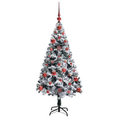 Artificial Christmas Tree with 150 LEDs with Stand White 120 cm