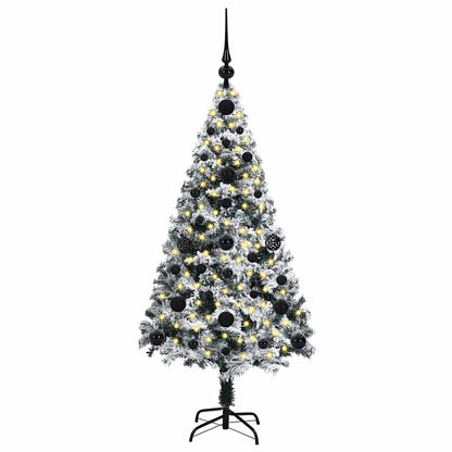 Artificial Christmas Tree with 150 LEDs with Stand White 120 cm