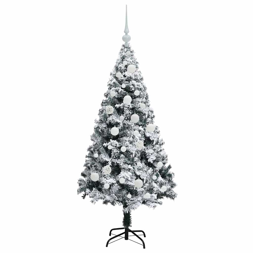 Artificial Christmas Tree with 150 LEDs with Stand White 120 cm