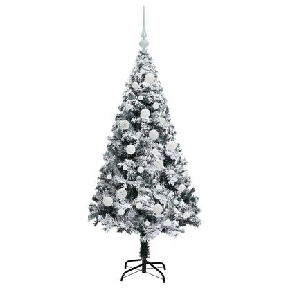 Artificial Christmas Tree with 150 LEDs with Stand White 120 cm