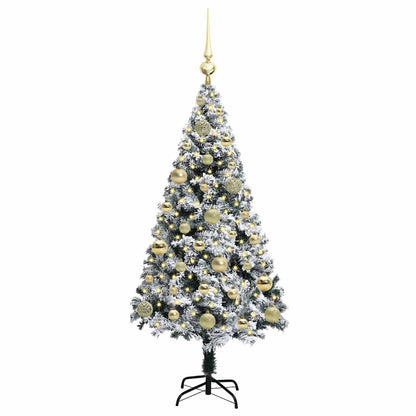 Artificial Christmas Tree with 150 LEDs with Stand White 120 cm