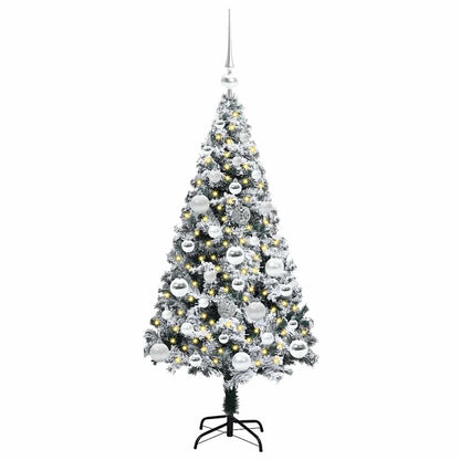 Artificial Christmas Tree with 150 LEDs with Stand White 120 cm