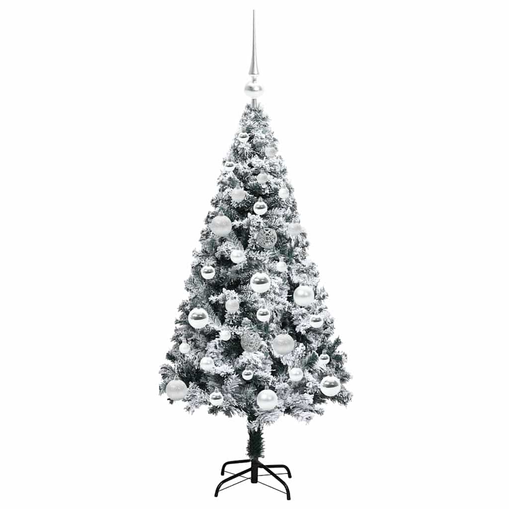 Artificial Christmas Tree with 150 LEDs with Stand White 120 cm