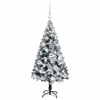 Artificial Christmas Tree with 150 LEDs with Stand White 120 cm