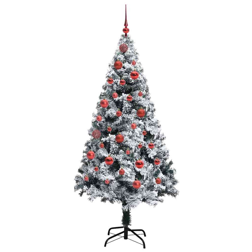 Artificial Christmas Tree with 150 LEDs with Stand White 150 cm