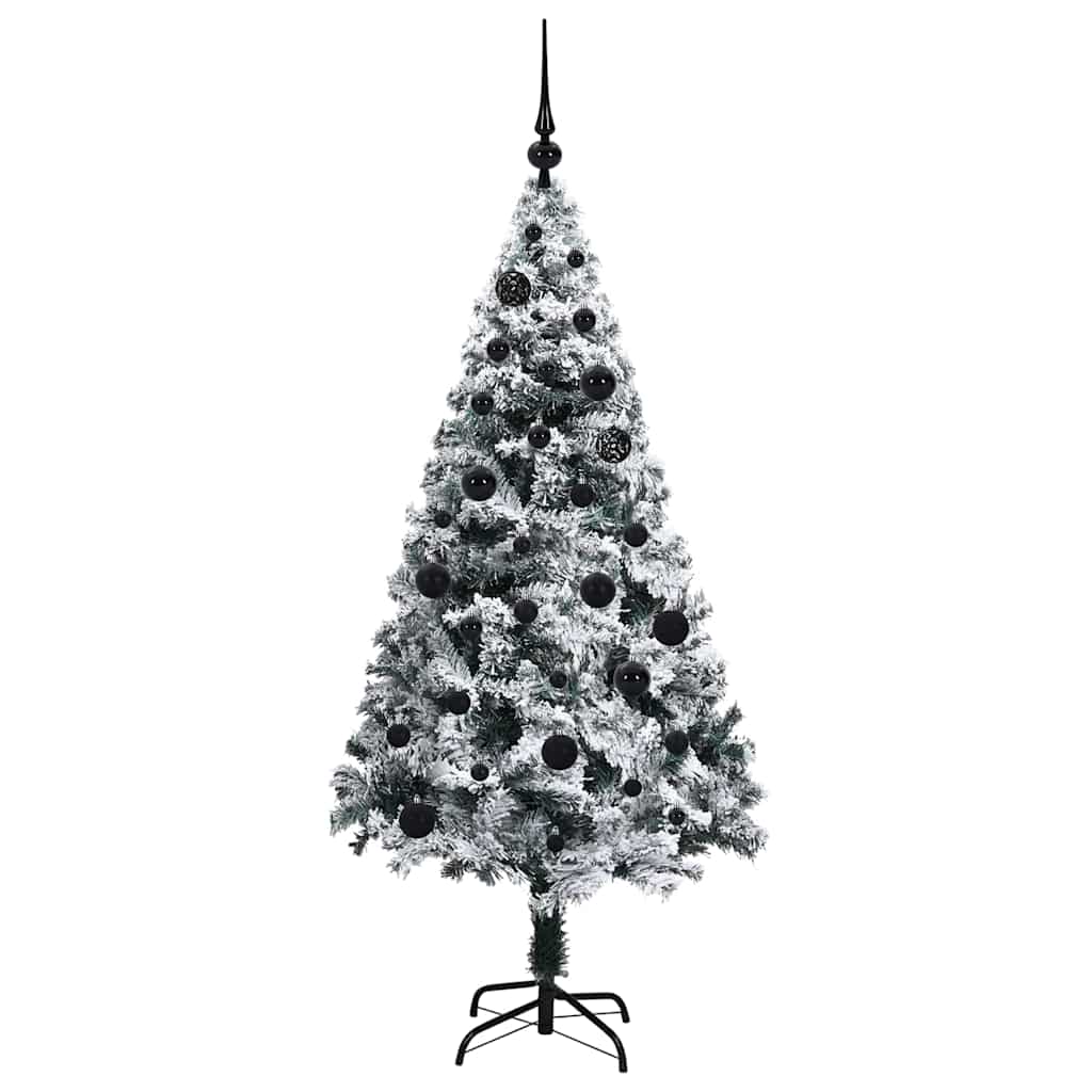 Artificial Christmas Tree with 150 LEDs with Stand White 150 cm