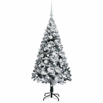Artificial Christmas Tree with 150 LEDs with Stand White 150 cm