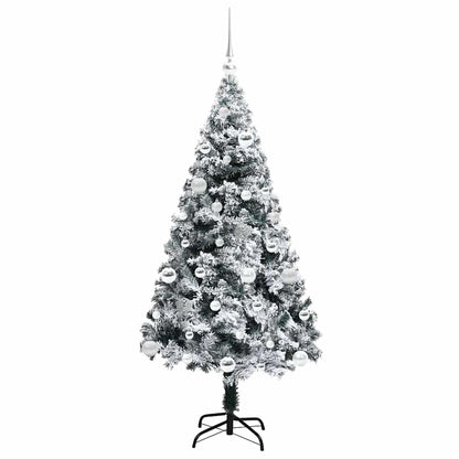 Artificial Christmas Tree with 150 LEDs with Stand White 150 cm