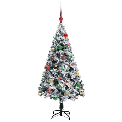 Artificial Christmas Tree with 150 LEDs with Stand White 150 cm