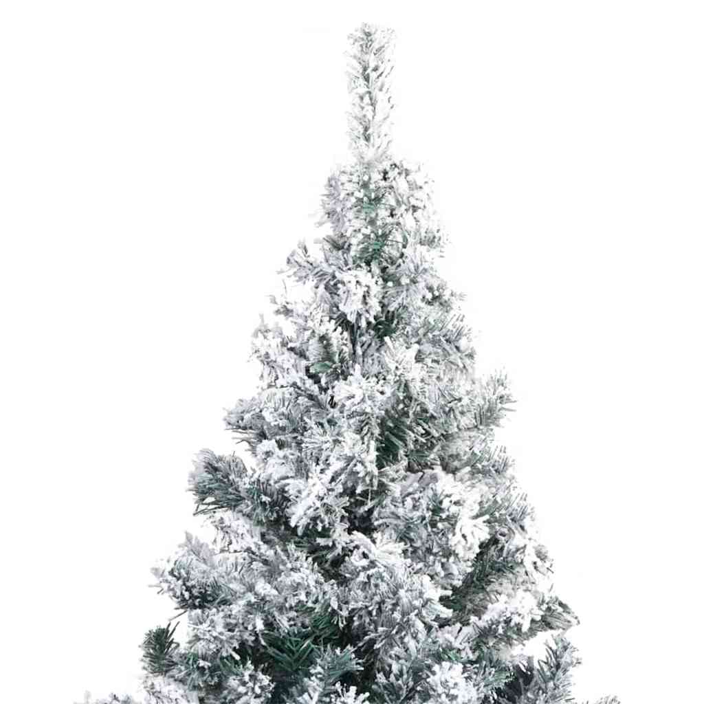 Artificial Christmas Tree with 300 LEDs with Stand White 180 cm