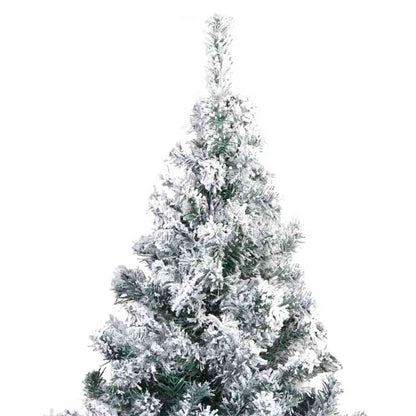 Artificial Christmas Tree with 300 LEDs with Stand White 180 cm