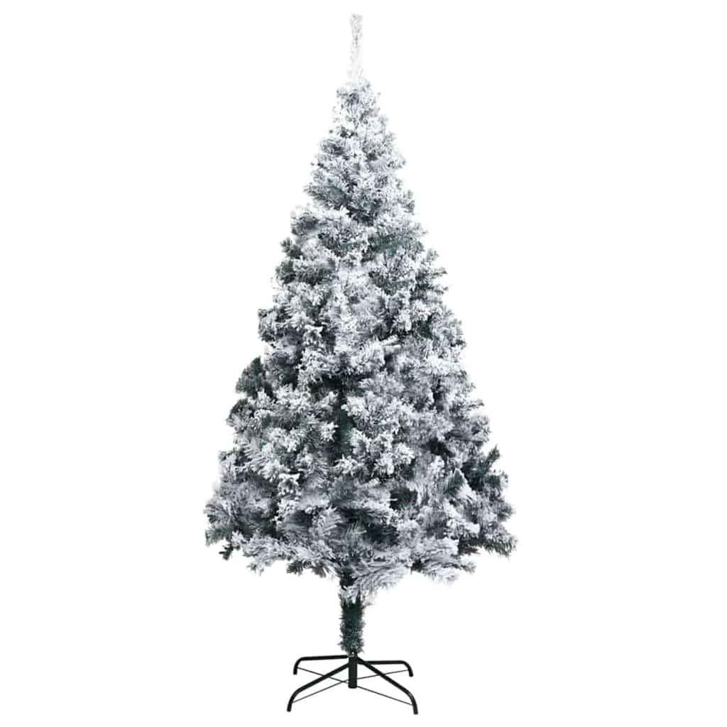 Artificial Christmas Tree with 300 LEDs with Stand White 180 cm