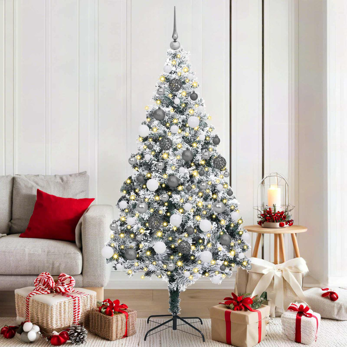 Artificial Christmas Tree White 180 cm