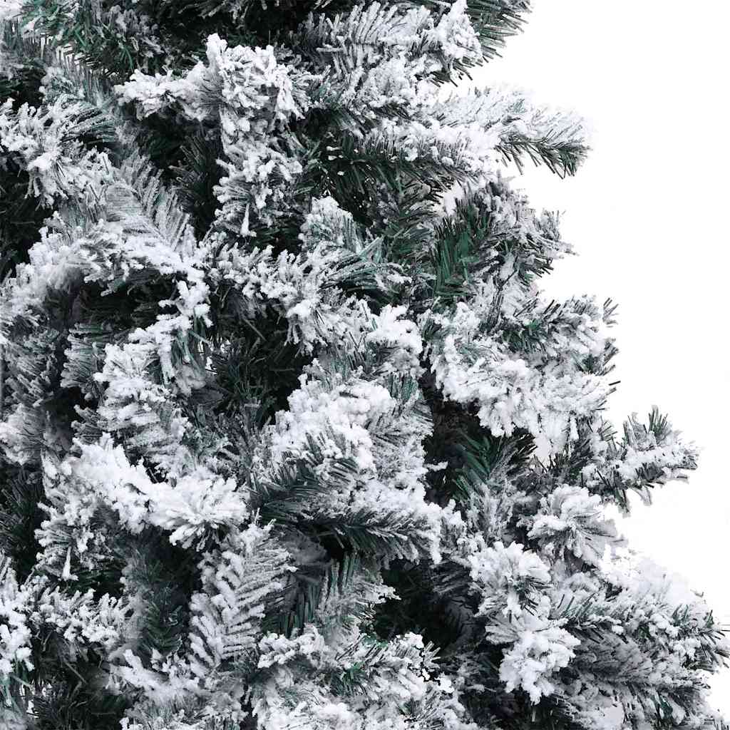 Artificial Christmas Tree with 300 LEDs with Stand White 210 cm