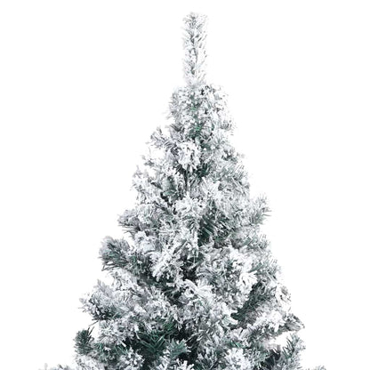 Artificial Christmas Tree with 300 LEDs with Stand White 210 cm